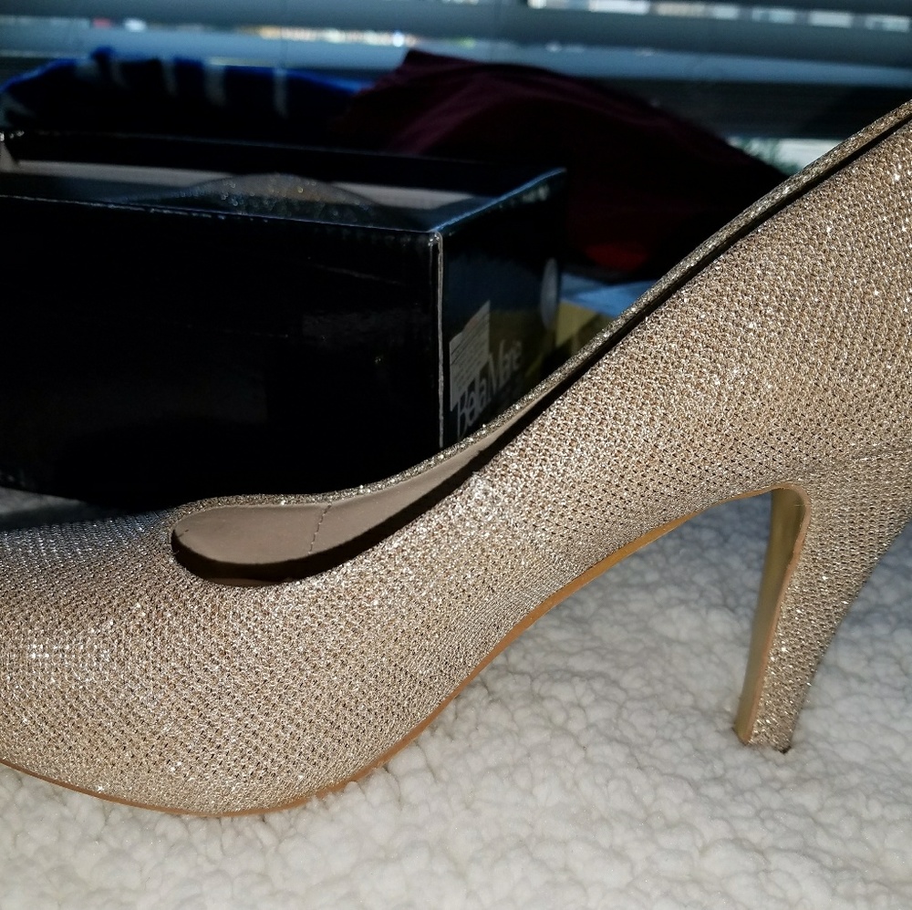 Champagne gold heels